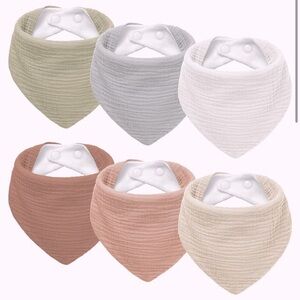 Baby Bandana Muslin Bibs Gender Neutral